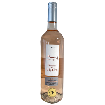 TENTATION DES CIGALES - Rosé - Bouteille de 75 cl