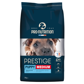 Croquettes Prestige pour chiot de taille moyenne - 3 kg - Pro-nutrition