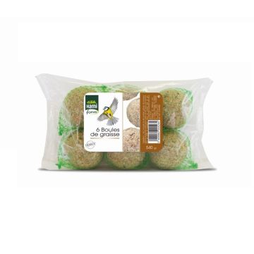 Boules de graisses 90gr x6 avec filet -Hamiform