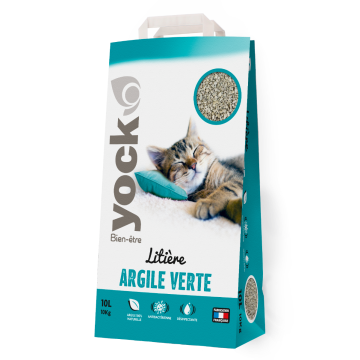 Litière à l'argile verte - 10 kg - Yock
