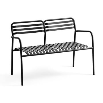 Banc empilable en aluminium - Arcane - 118 x 60 x 82,5 cm