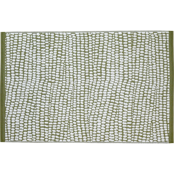 Tapis rectangle Santiago - Jardiline - 160 x 240 cm - Vert et blanc