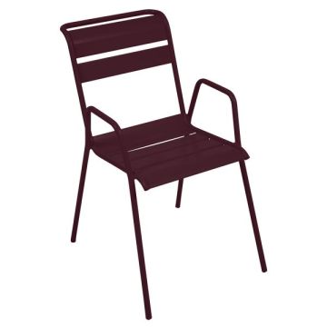Fauteuil bridge Monceau - Fermob - Cerise noir