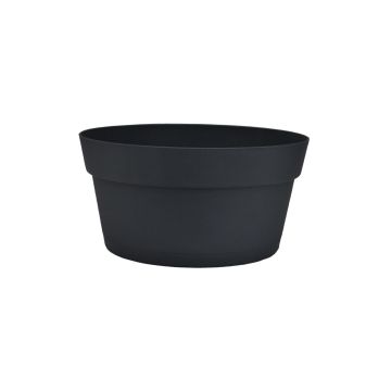 Coupe Chicago + soucoupe clipsée - Ø30 cm - Gris anthracite