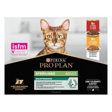 nutrisavour proplan sterilise multi saveur 10x85gr
