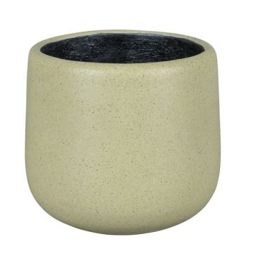Pot Montreal boule Ø20H18 Creme