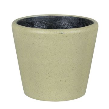 Pot Montreal cone Ø25H20 Creme