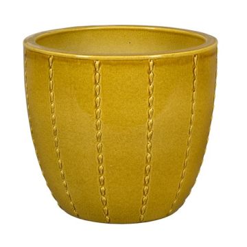 POT SEOUL Ø30H27 OCRE