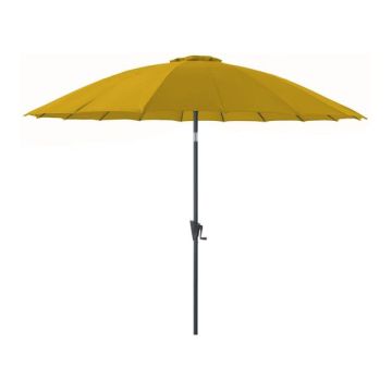 Parasol PAGODE 3m aluminium, déperlant,résistant au vent