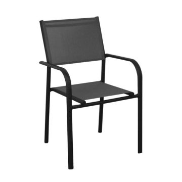 Fauteuil de jardin Duca graphite gris –Proloisirs