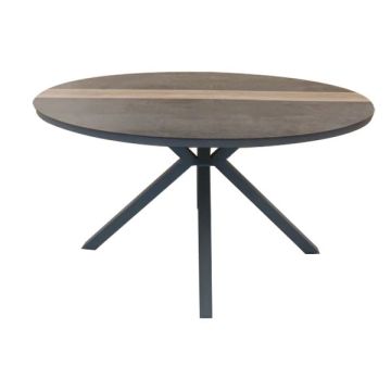 Table fixe Carmel, Ø 140 cm, aluminium gris anthracite