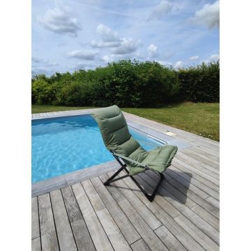 Chaise relax Fiam Fiesta Soft vert sauge