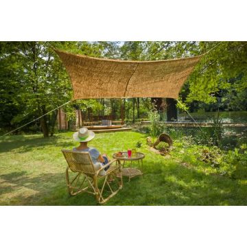 Voile d'ombrage rectangulaire en coco 3x2m