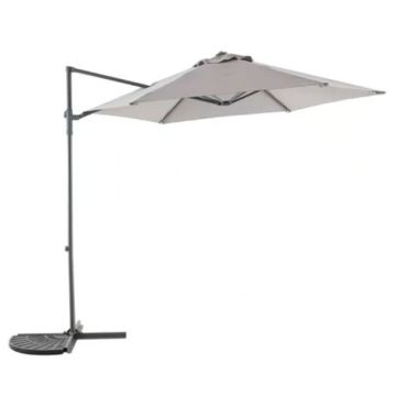 Parasol Royal Garden Etna en Acier Gris270 cm