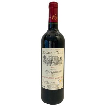 Vin rouge - Blaye Côtes de Bordeaux - Château Calet - Bouteille 75 CL