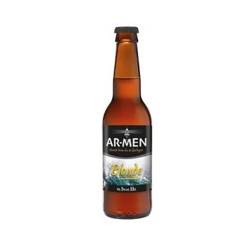 Bière blonde Bio - AR-MEN - 5° - 33 cl
