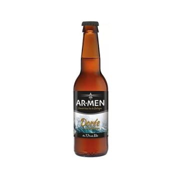 Bière Dorée Bio - AR-MEN - 7,7° - 33 cl