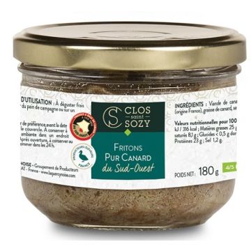 Fritons pur canard - Clos Saint-Sozy - 180 gr