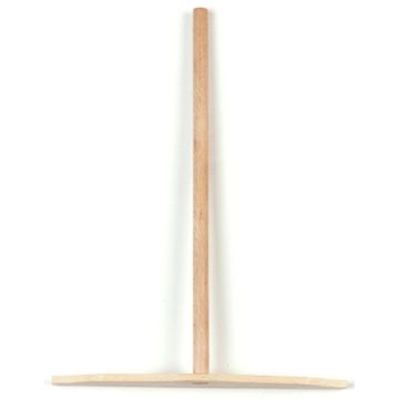 Râteau à crêpes - Krampouz - tête plate - Bois de Hêtre - 18 cm