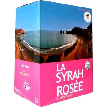 Vin Syrah rosé de Pierre Besinet - Pays d'Oc - Bag in Box 5 litres 