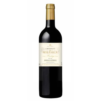 Vin rouge Bordeaux supérieur - Château les Millaux - 75 cl