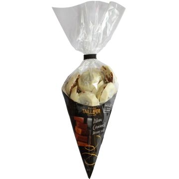 Cornet chocolat blanc fourrage caramel - Maison Taillefer - 150 gr