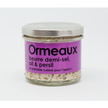 Rillettes Ormeau beurre demi-sel, ail & persil - L'atelier du cuisinier - 80 g