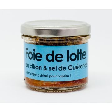 Rillettes Foie de lotte au citron & sel de Guérande - L'atelier du cuisinier - 80 g