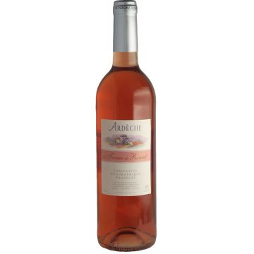 Vin Coteaux d'Ardèche - Ferme du Rouret - Rosé - 75 cl 