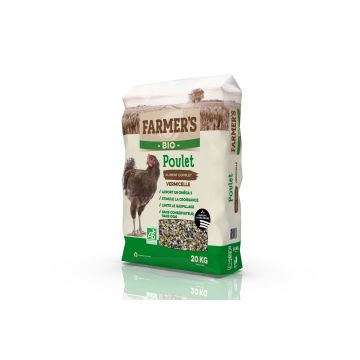 Granulés BIO Poulet - 20 kg - Farmer's