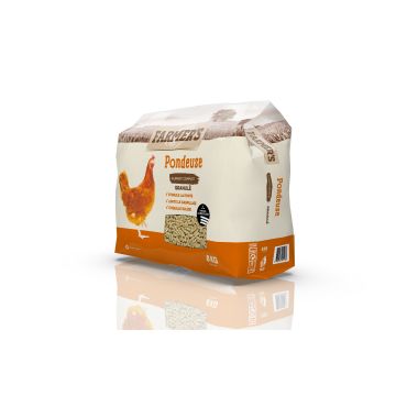 Aliment complet en granulés pour poule pondeuse Farmer's 8 kg