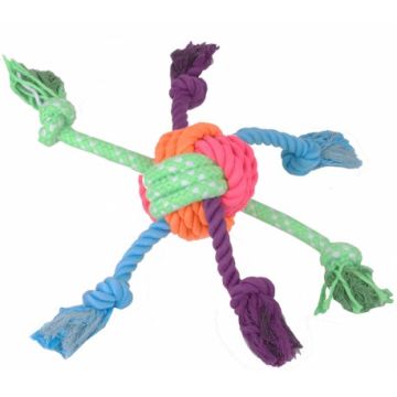 Balle corde patchwork multicolore