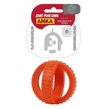 Balle en caoutchouc "rubber dental" - Orange - Anka