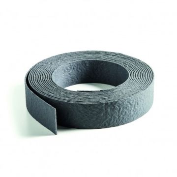 Rouleau de bordure Ecolat gris de 14 cm x 20 m 