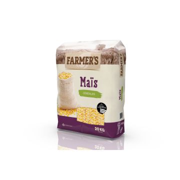 Céréales Maïs Concassé - 20 kg - Farmer's