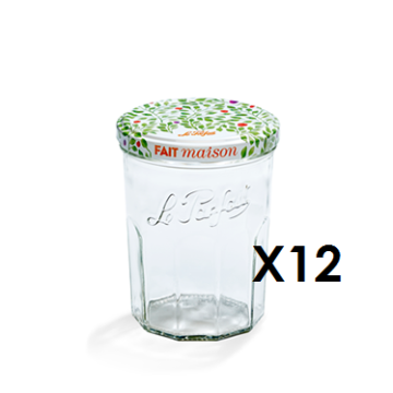 Pack de 12 pots à confiture 385 ml - CDP