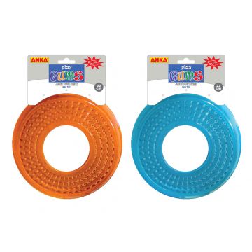 Jouet frisbee ajouré ø 22 cm - 2 couleurs assorties