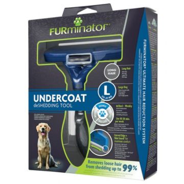 brosse FURminator® Undercoat pour chiens à poils longs