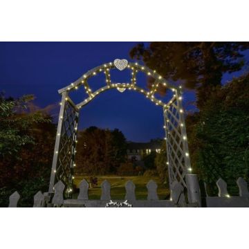 Guirlande luciole - 200 Leds - Blanc chaud