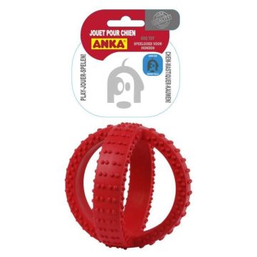 Balle en caoutchouc pour chien - L 18 cm