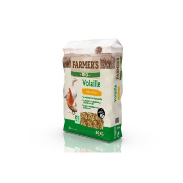 Céréales BIO Volaille - 20 kg - Farmer's