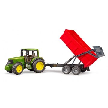 Jouet remorque rouge John Deere