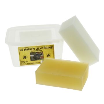 Savon glycériné du Maréchal -Coffret avec éponge - 200 g