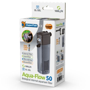 Filtre pour aquarium jusqu'à 50 L - Superfish Aquaflow 50 