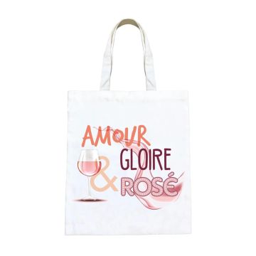 Tote bag Amour gloire et rosé