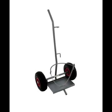 Chariot roues gonflables désherbeur acier - Mermier