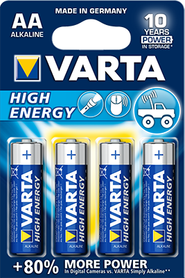 Piles AA High Energy - Varta - x4 Varta