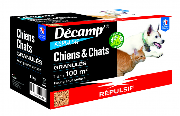 Répulsif pour chien/chat Decamp' en granulés - 1 kg Décamp