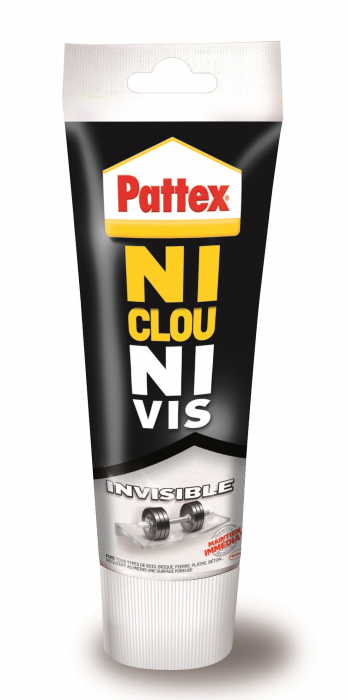 Colle - Pattex - Ni clou Ni vis - Invisible - 200 ML Pattex