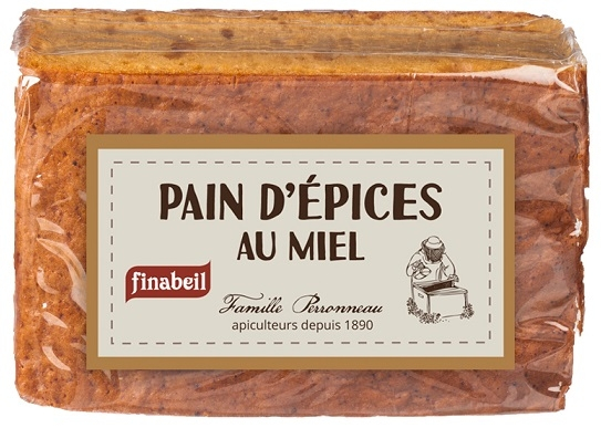 Pain d'Epices Fruits Secs, le pain de 250g. — Complexe Apicole